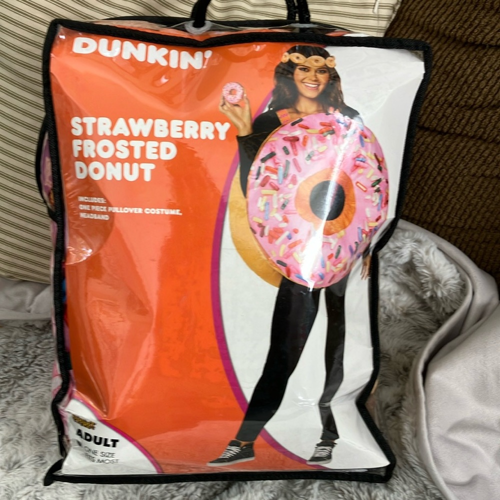 Dunkin logo donut costume